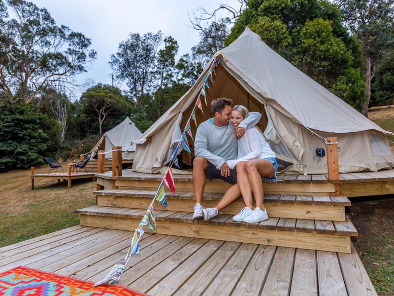 Stay On The Mornington Peninsula | Iluka Retreat | Group Lodges | Group Retreat | Group Accommodation | Glamping | Glamping Holiday | Rent A Tent | Private Setting | Corporate Retreat | School Camps | Mornington Peninsula